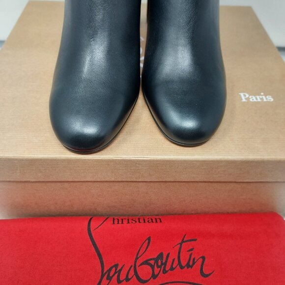 Christian Louboutin Black Ziptotal Black Ankle Boot - Picture 8 of 14